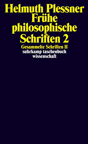 Gesammelte Schriften in zehn Bänden: II: Frühe philosophische Schriften 2 (suhrkamp taschenbuch wissenschaft) von Suhrkamp Verlag AG